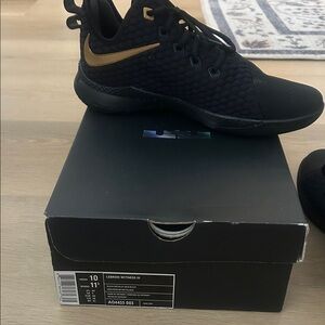 Nike LeBron Witness III Black with Gold Swoosh